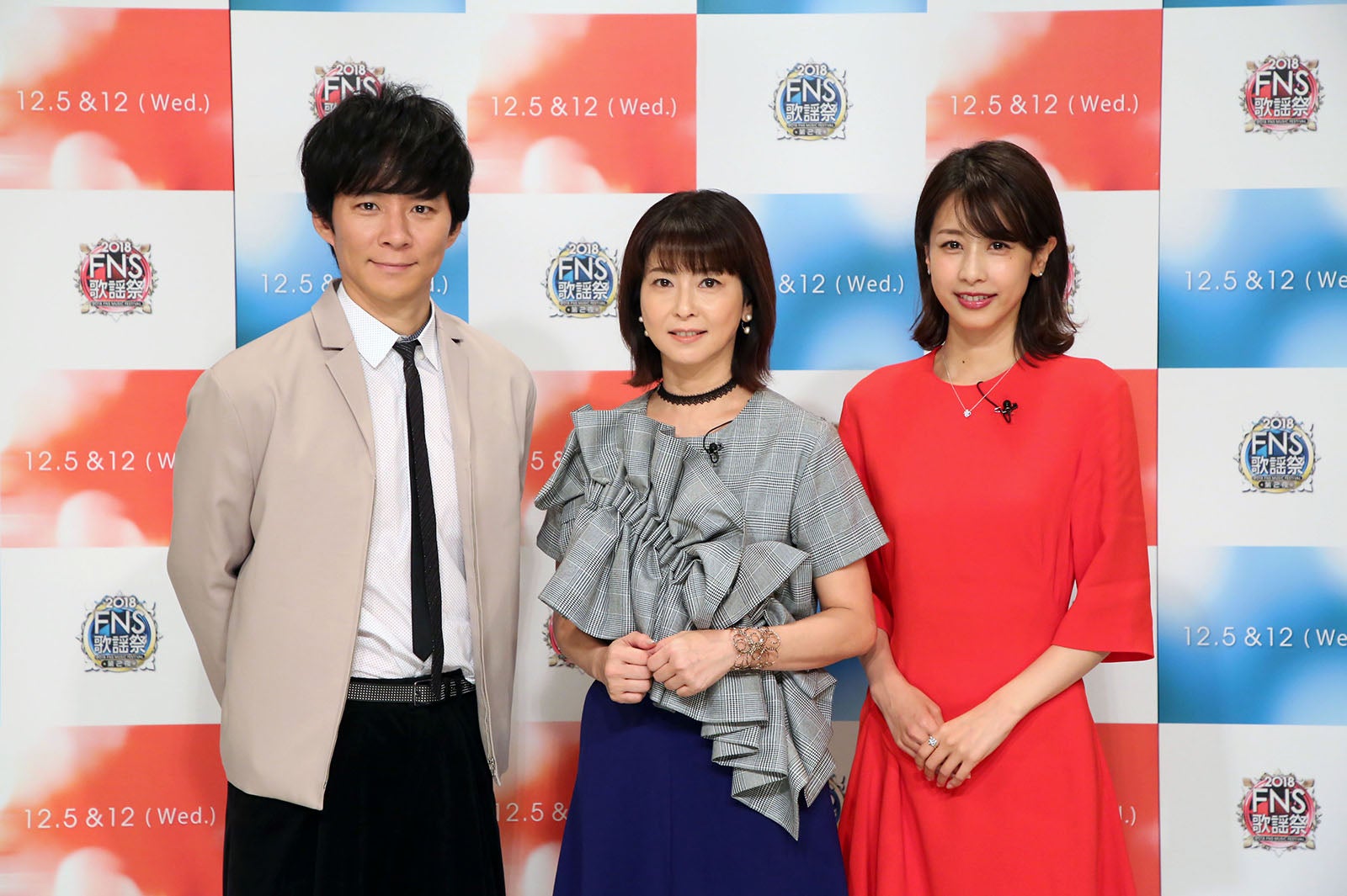 渡部建、森高千里、加藤綾子（C）フジテレビ