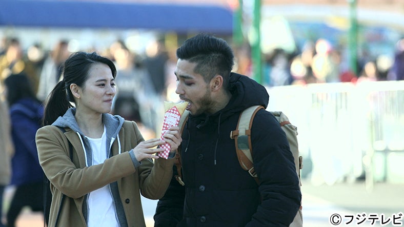 遊園地デートを楽しむありさ、アーマン『TERRACE HOUSE BOYS ＆ GIRLS IN THE CITY』18th WEEK（C）フジテレビ／イースト・エンタテインメント