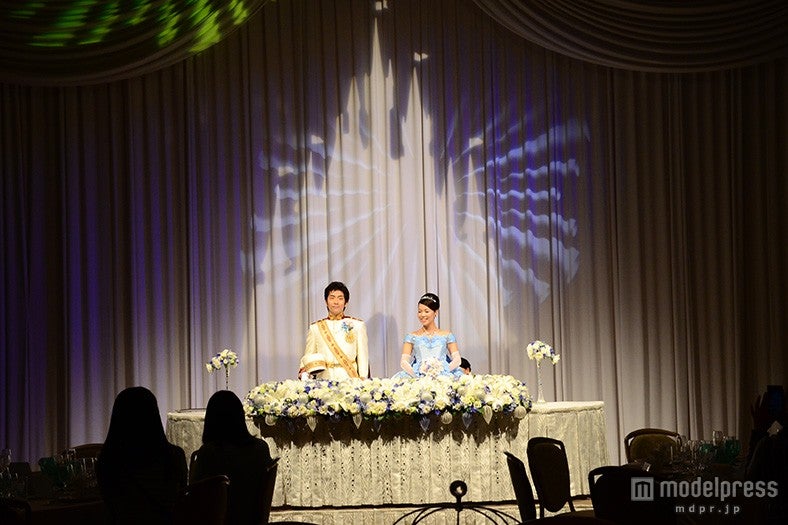 披露宴会場での様子