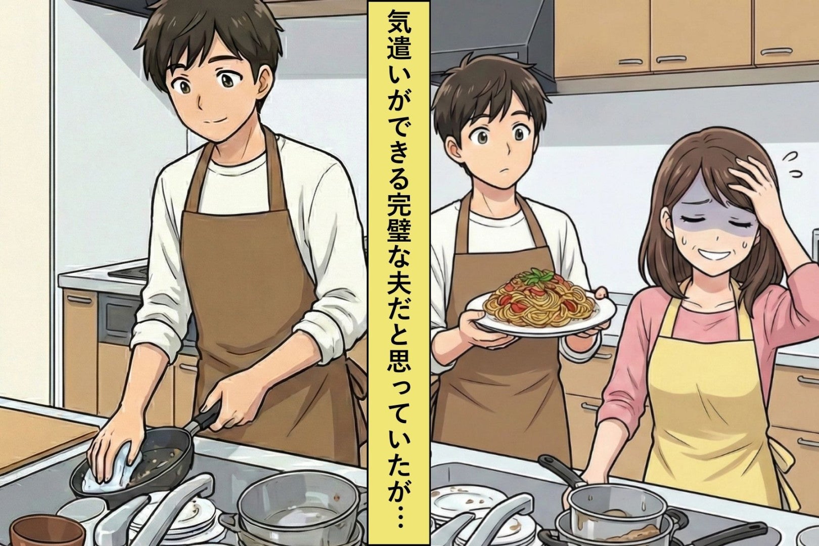 「俺、気が利くからさ」そういう旦那の気遣いは見当違いで...→一つひとつ丁寧にを教えた結果