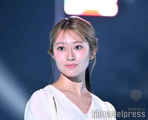 桜井玲香、純白ワンピで上品オーラ放つ【TGC 2024 A/W】