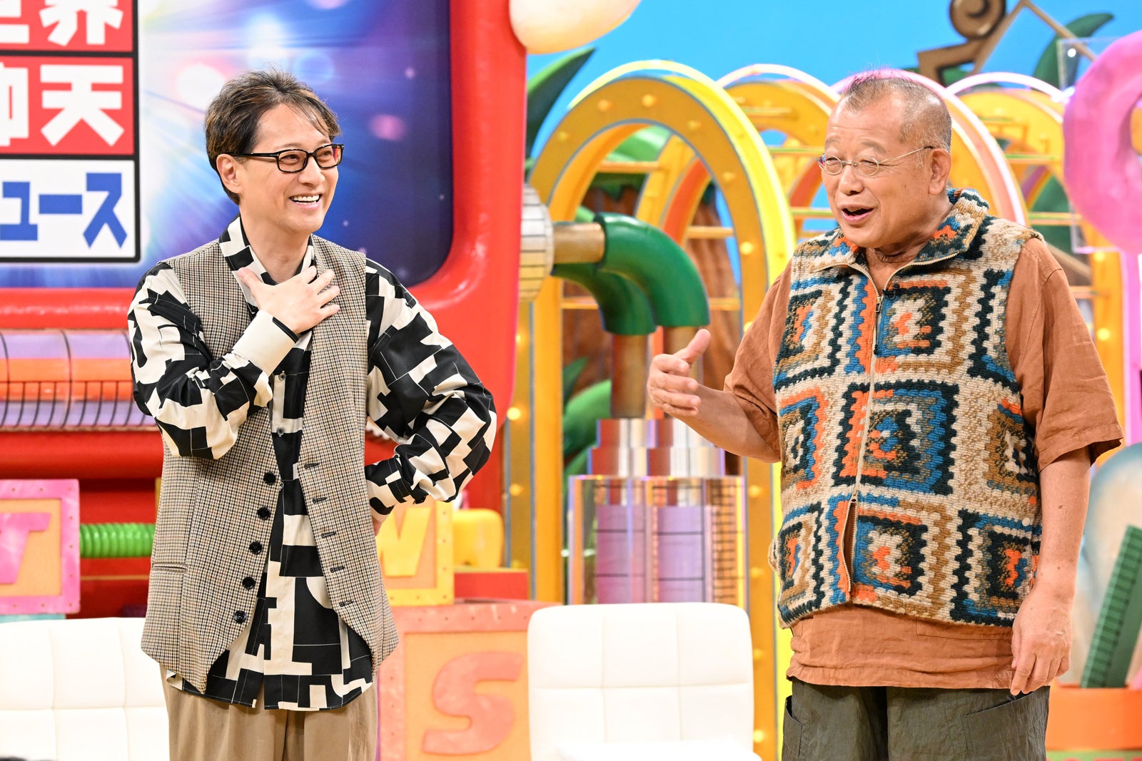 中居正広、笑福亭鶴瓶（C）日本テレビ