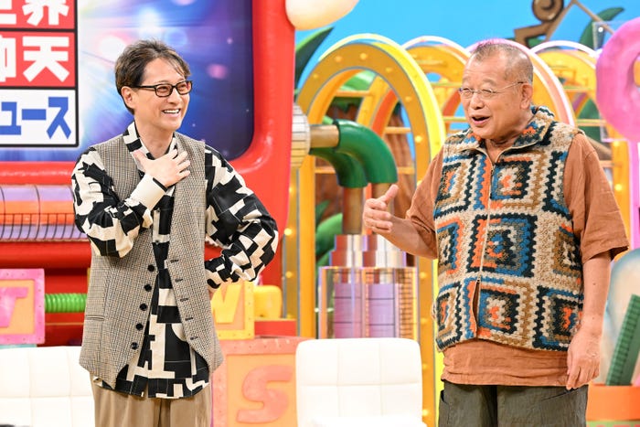 中居正広、笑福亭鶴瓶(C)日本テレビ