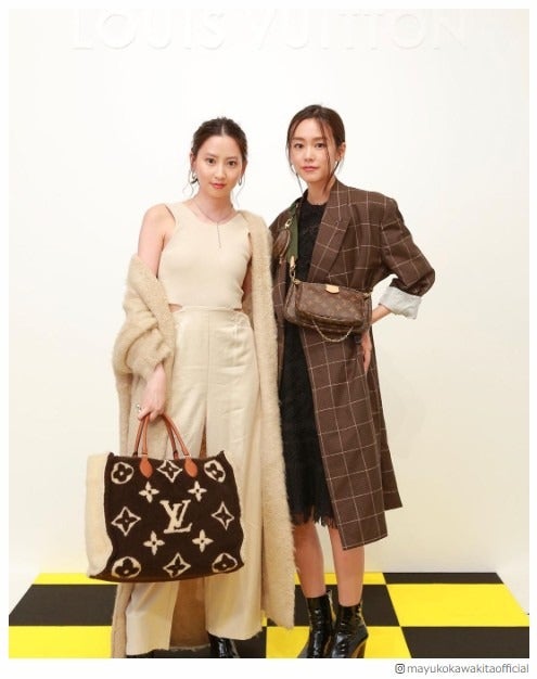桐谷美玲＆河北麻友子“みれまゆ”「ルイ・ヴィトン」コーデがかっこいい