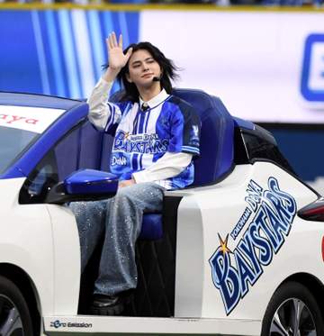 熱烈ベイ党のINN・松田迅 黒髪なびかせノーバン投球