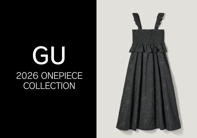 今アツいのはGUの新作ワンピース！話題のコラボも登場♡ラクなのに可愛いから買わなきゃ損！