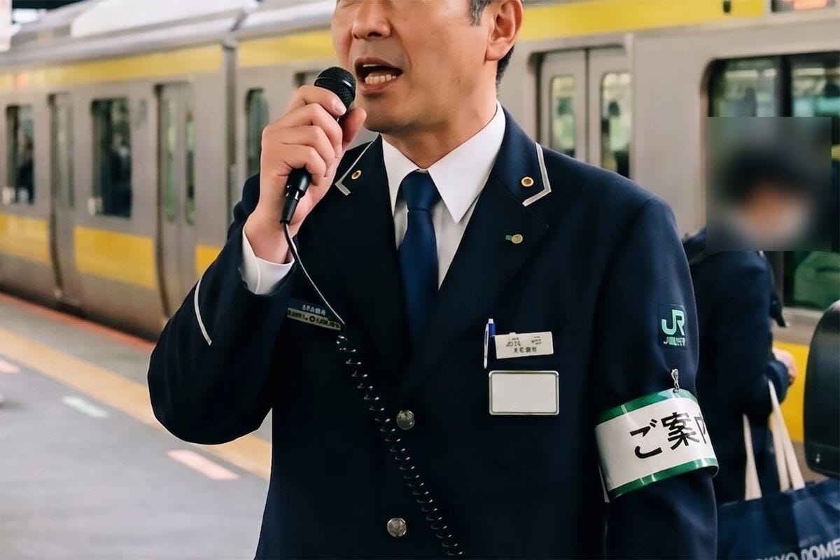 駅員アナウンス