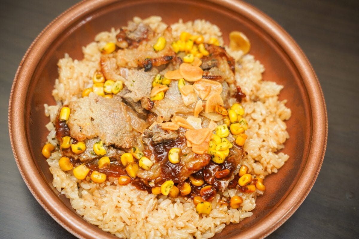 ビーフガーリックライス