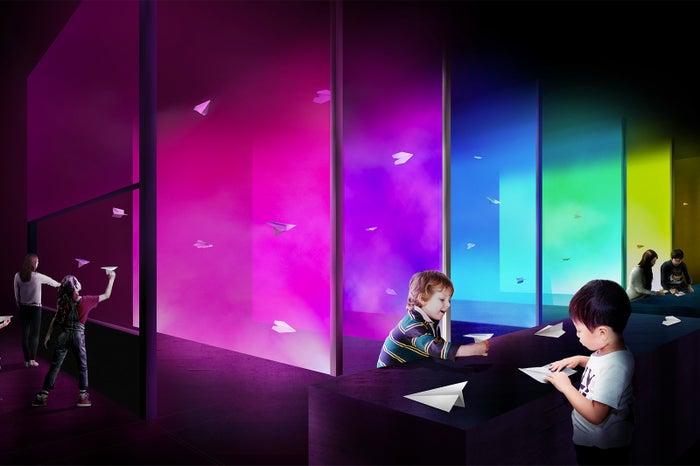 奏でる！紙ヒコーキ場／画像提供：中部国際空港