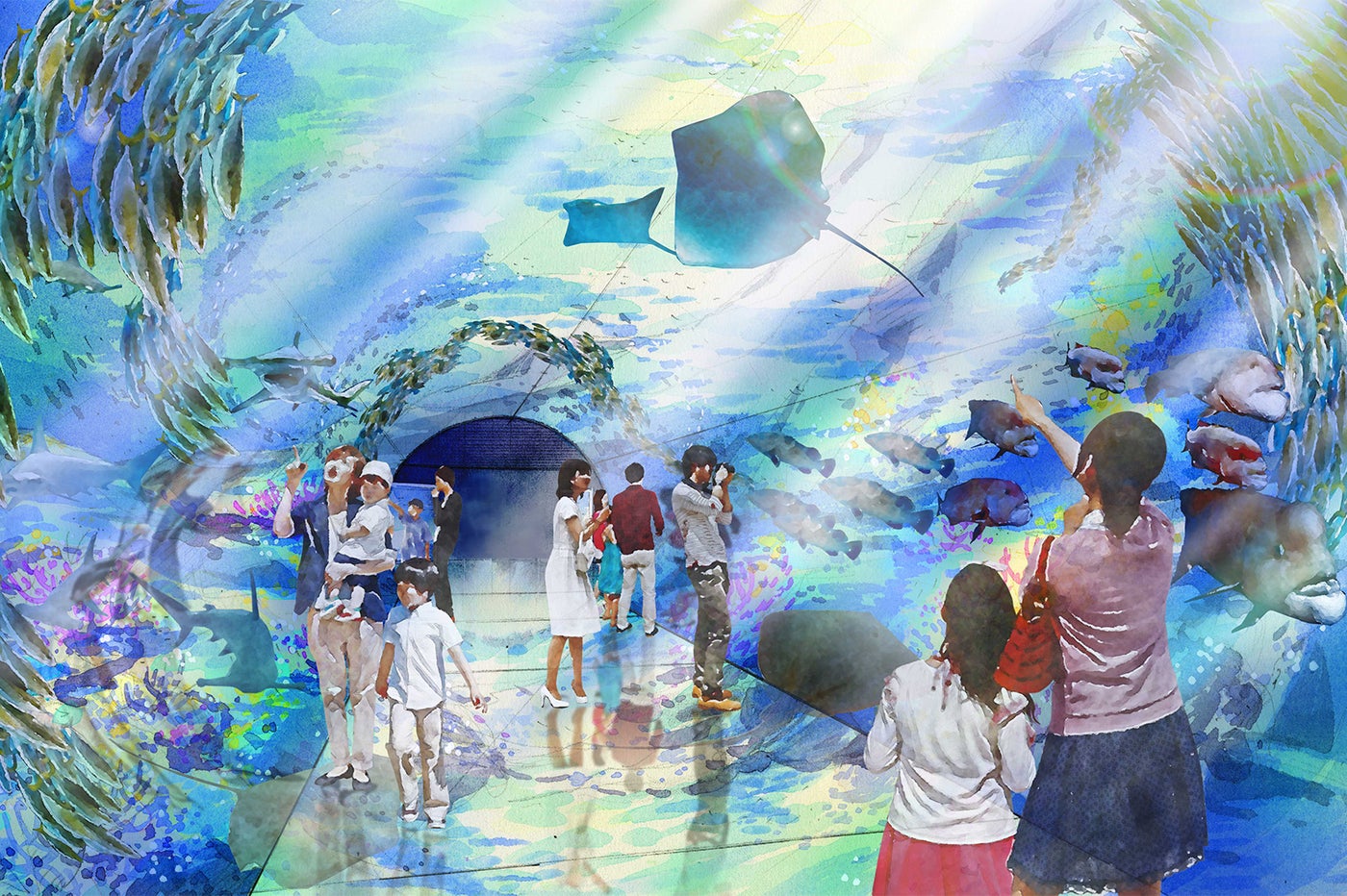 日本海＆夕陽を一望！新潟に新・水族博物館“うみがたり”が誕生／画像提供：横浜八景島