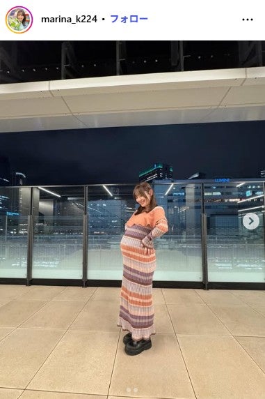 小林茉里奈アナInstagramより