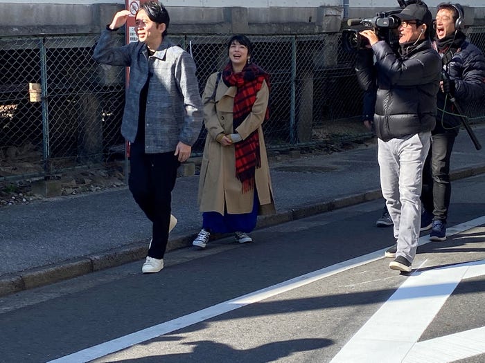 有吉弘行、生野陽子アナウンサー(提供写真)