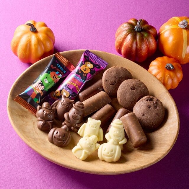 シャトレーゼ　ハロウィンチョコ菓子ラッピング