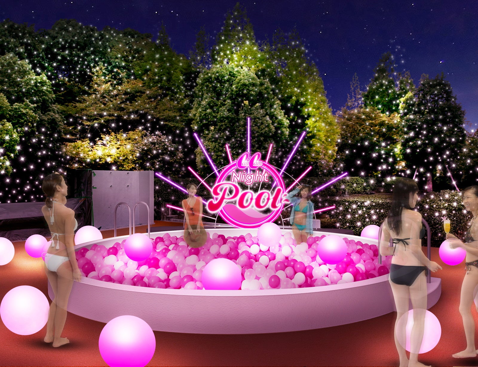 CanCam × Tokyo Prince Hotel Night Pool 2024／提供画像