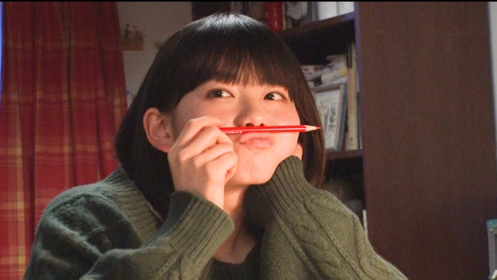 山田杏奈/新CMメイキングカット(提供画像)