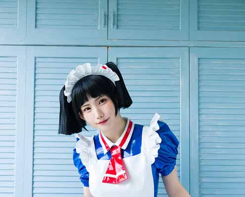えなこ、史上最強のドジッ娘メイドロボに ギャグコメ「僕とロボコ」再現グラビア