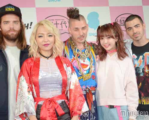 藤田ニコルは「スーパーカワイイ~!」“世界注目バンド”DNCEと初対面で意気投合