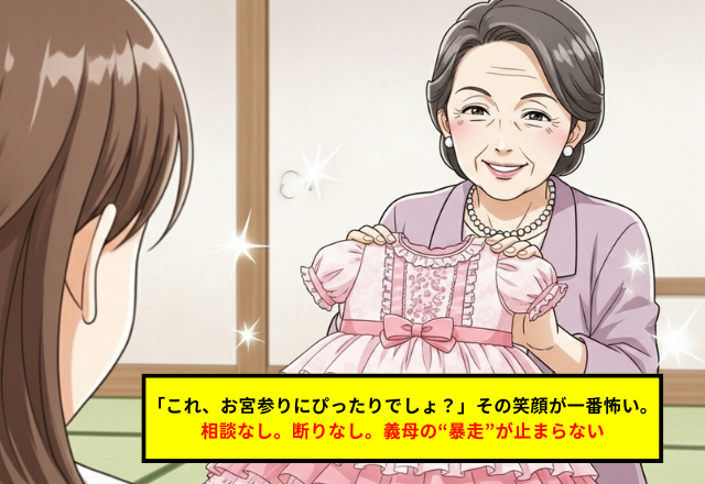 勝手に準備する義母にモヤモヤ…お宮参りの衣装トラブルを乗り越える方法