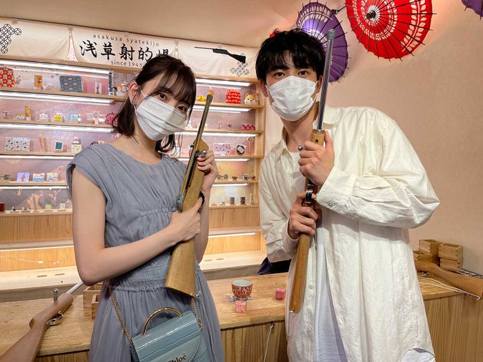 堀未央奈、樫尾篤紀 (C)日本テレビ