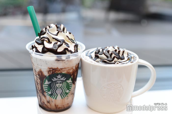 (左から)バレンタイン カスタマニア フラペチーノ、バレンタイン カスタマニア ココ (C)モデルプレス