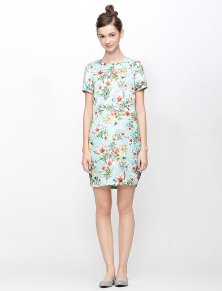 トロピカルプリントワンピース「riana」¥ 10,368(税込)