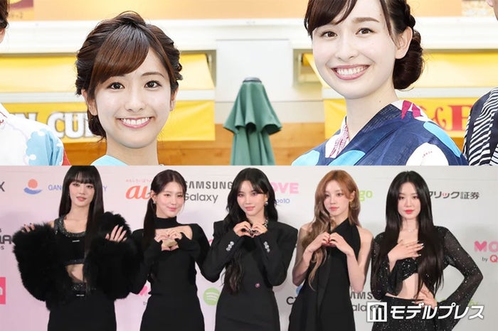 TBS田村真子アナ＆宇賀神メグアナ、(G)I-DLEのライブへ うちわ持った2ショットに「女神」「姉妹みたい」の声
