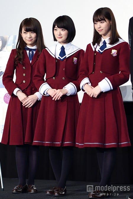 秋元真夏、生駒里奈、西野七瀬