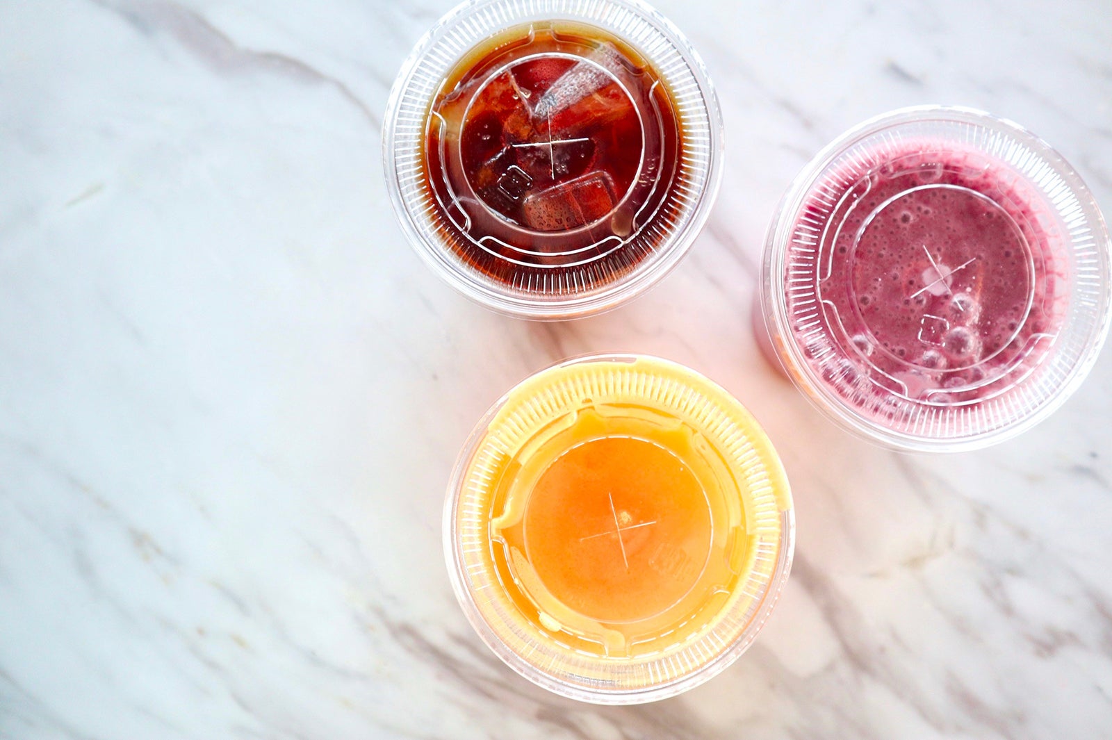 bills Takeaway_ドリンク3種／画像提供：bills japan