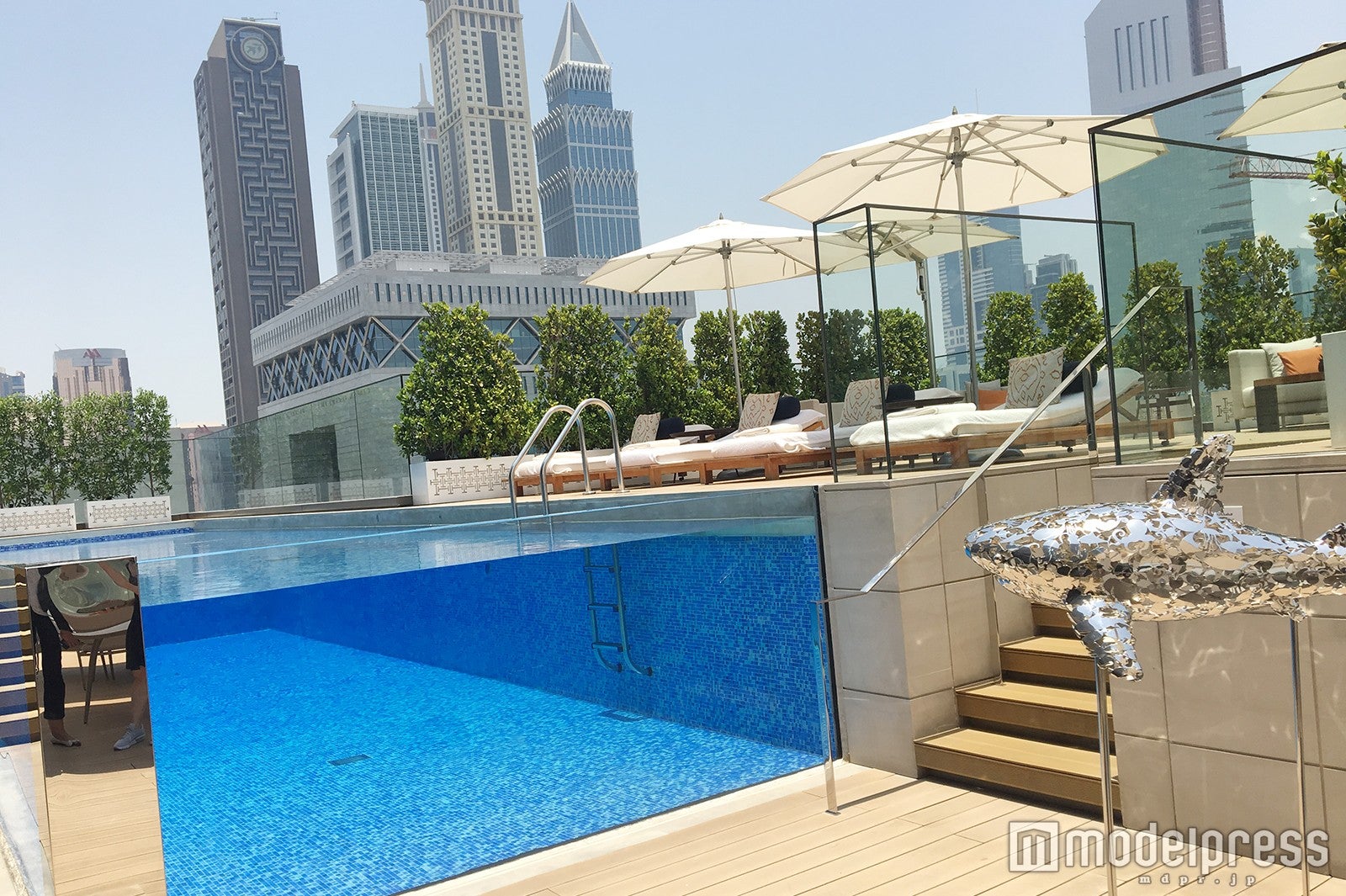 「Four Seasons Hotel Dubai International Financial Centre」プール（C）モデルプレス