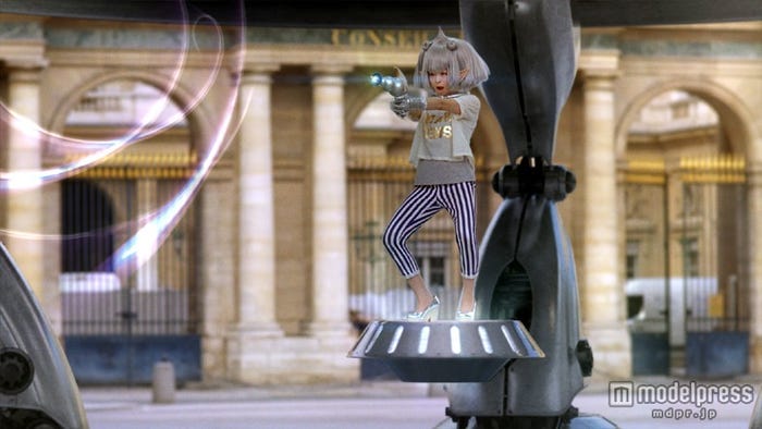 きゃりーぱみゅぱみゅ/ジーユーの新テレビCM「レギンスパンツ おしゃれインベーダー」篇より