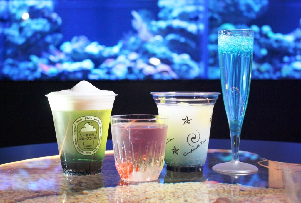 オリジナルドリンク4種／画像提供：横浜八景島