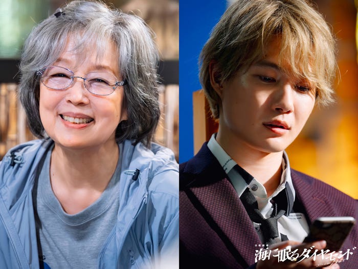 宮本信子、神木隆之介(C)TBS
