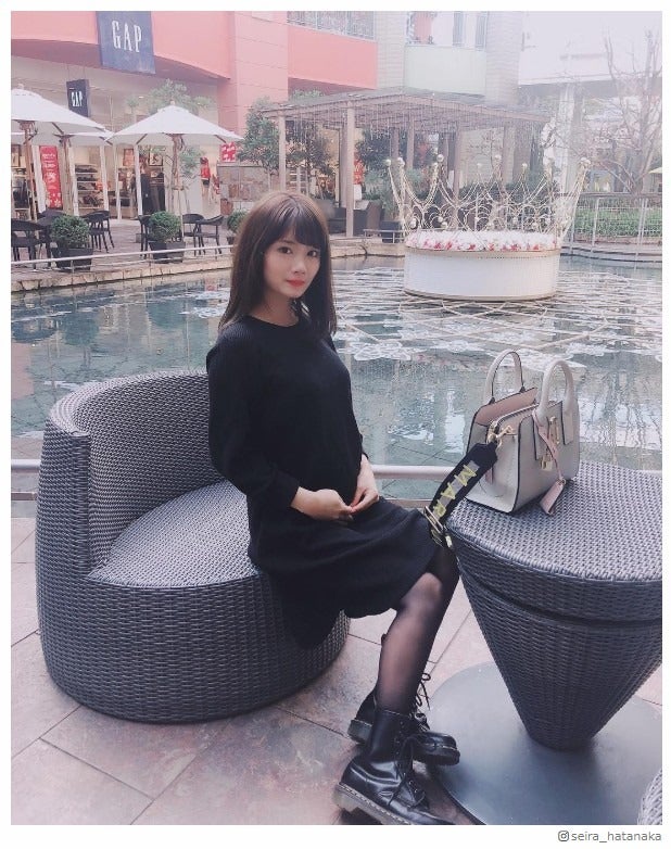 第1子妊娠の元乃木坂46畠中清羅、ふっくらお腹披露 SNSでも報告