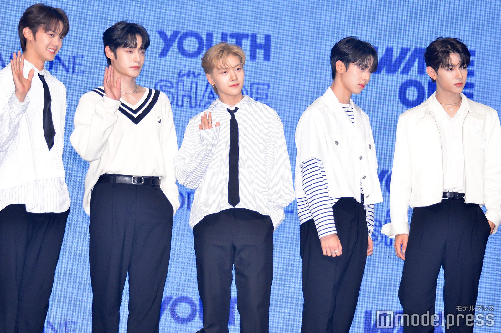 キム・ギュビン、キム・ジウン、ソク・マシュー、ハン・ユジン、ジャン・ハオ（C）モデルプレス