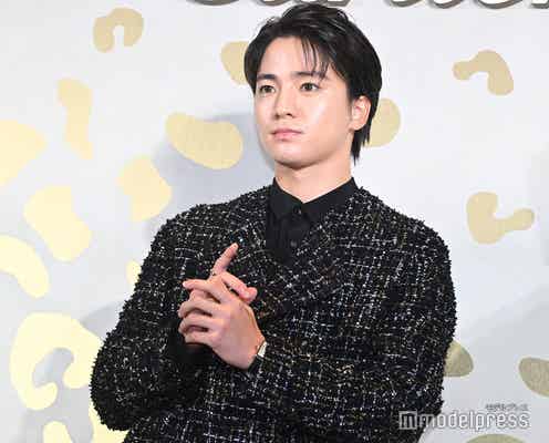 木戸大聖、ブラックセットアップでクールな雰囲気 高額ジュエリーアピール【「カルティエ銀座4丁目ブティック」オープニングイベント】