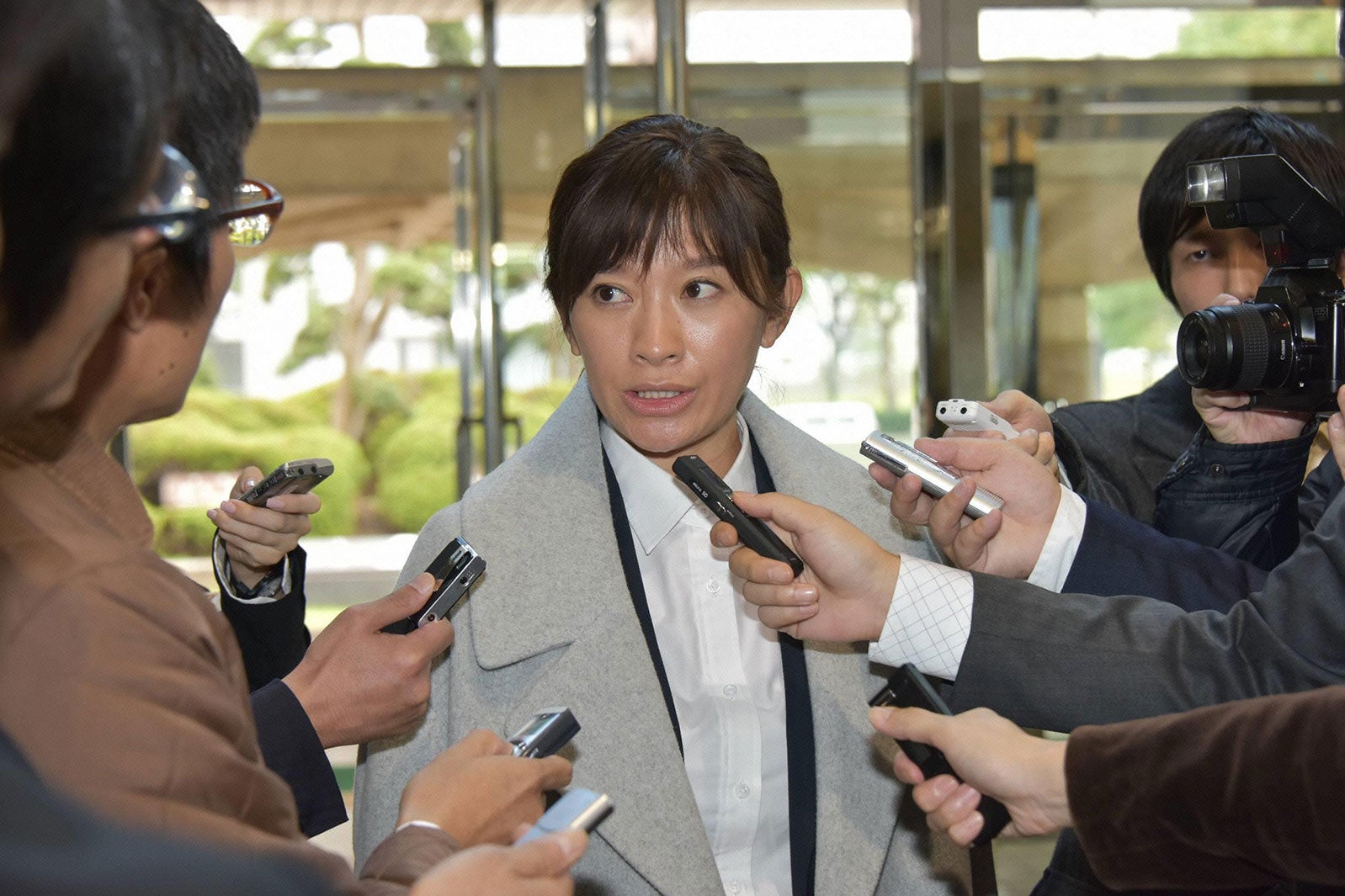 篠原涼子／「民衆の敵」第9話より（C）フジテレビ