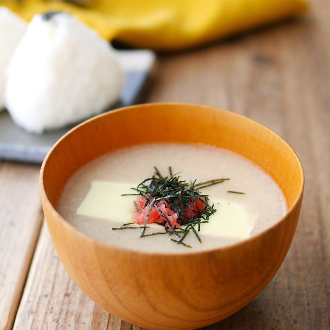 【ごちそうみそ汁】とろとろ食感。明太とろろみそ汁