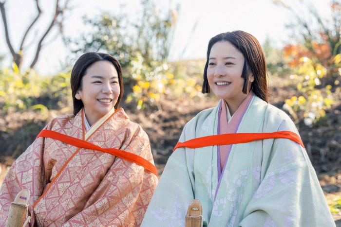 野村麻純、吉高由里子「光る君へ」第15話(C)NHK