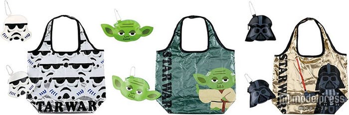 エコバッグ各¥1,800/(C)&TM Lucasfilm Ltd.