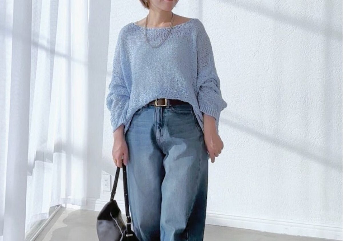 おしゃれな人は「ブルーニット」を選んでる！甘すぎないのに華やか♡春先取りコーデ5style