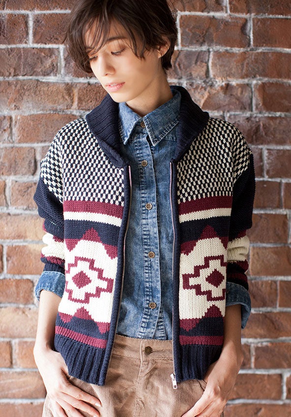 MIXカラーカウチンJK「STYLEST」3,700円（税別）／画像提供：STYLEST