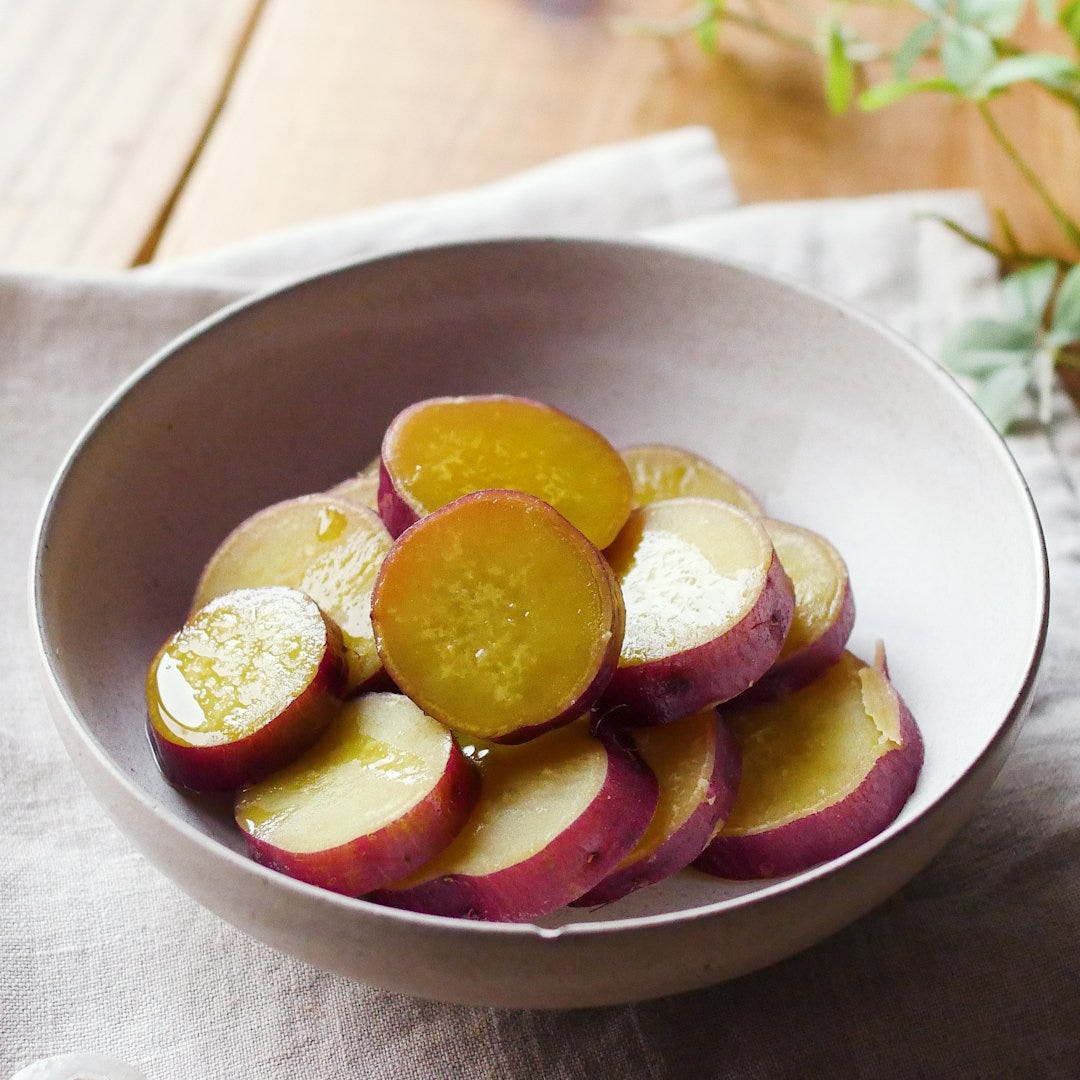 秋の定番和食。さつまいもの甘煮