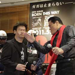 アントニオ猪木、ユニバーサルインターナショナル大森宣伝本部長