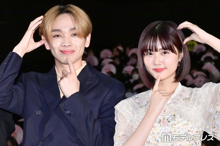 宮世琉弥＆原菜乃華、カップルシートで映画鑑賞 監督からは「10年付き合ったような雰囲気」の声＜恋わずらいのエリー＞