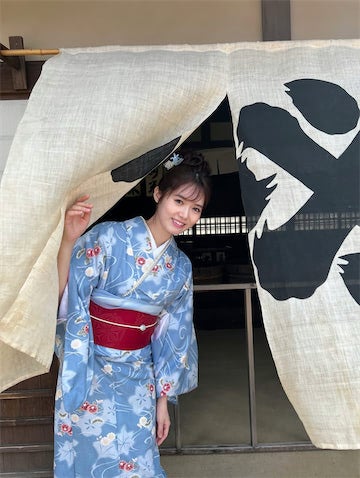 『めざましテレビ』谷尻萌、着物姿で地元・京都を散策「行ってみたい場所がまだまだいっぱいある」