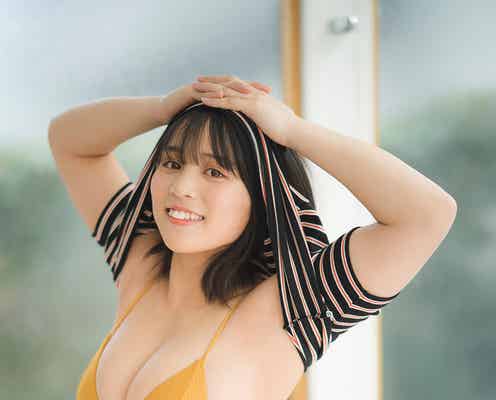 「ミスマガジン2021」山岡雅弥、豊満バスト弾ける水着姿披露