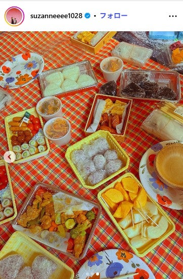 スザンヌ　Instagramより
