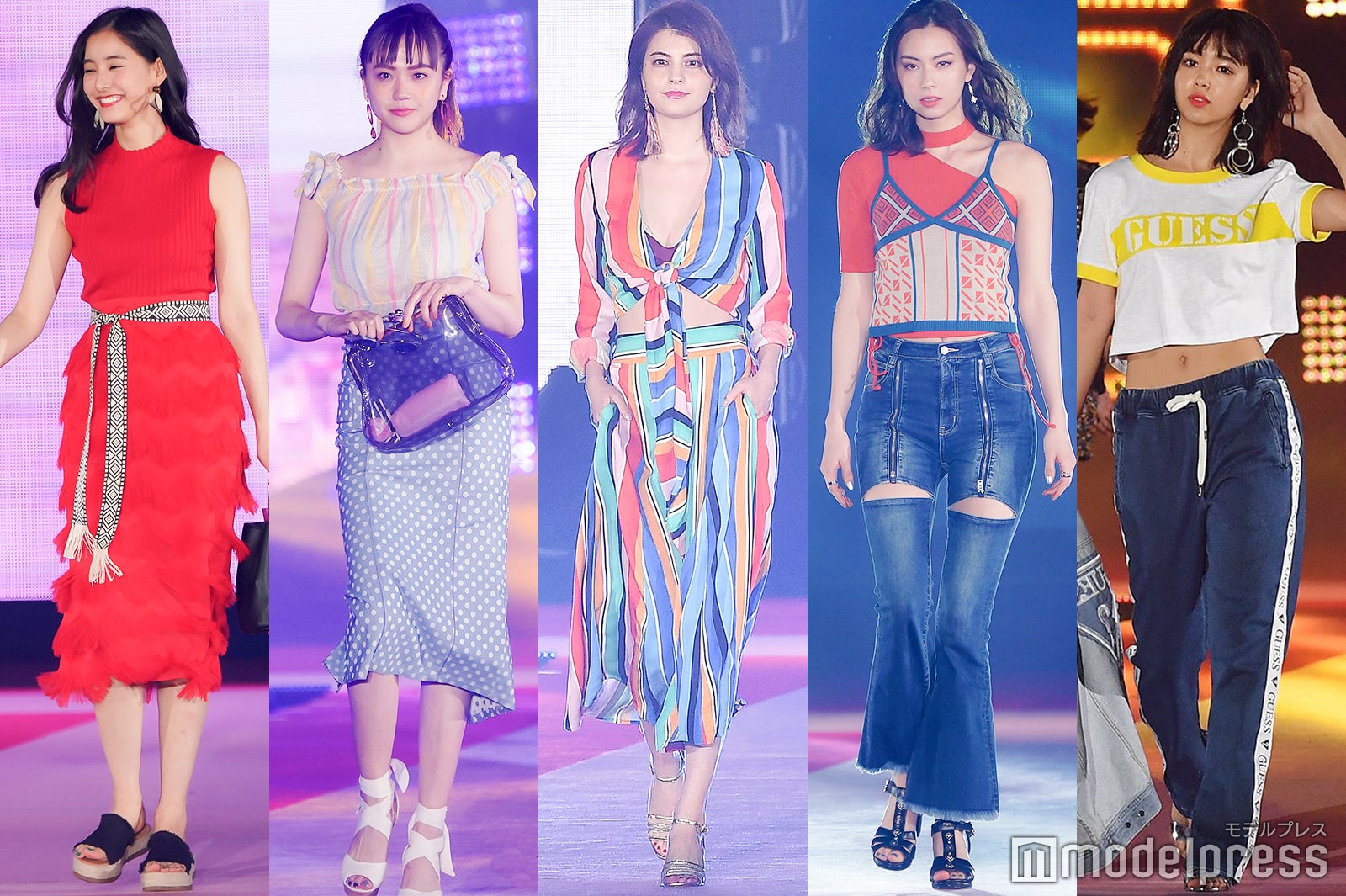 【ガルアワ写真特集】マギー・藤田ニコルら145名超の豪華ランウェイ 5つのトレンドキーワード＆アイテムを紹介＜GirlsAward 2018 S／S＞