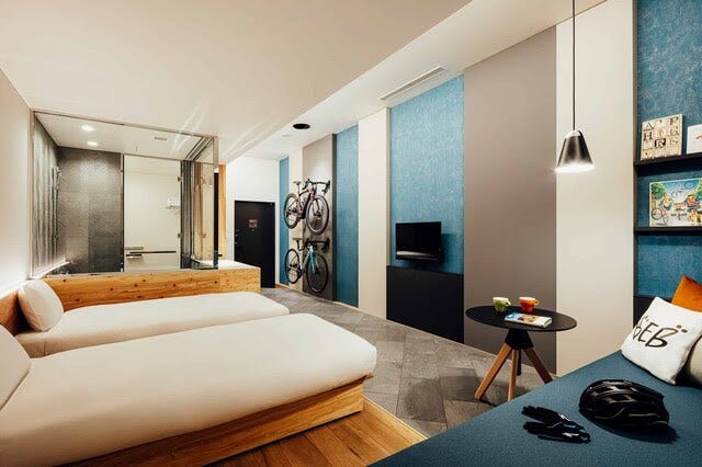 「星野リゾート BEB5 土浦」サイクルルーム完備!自転車ラバーに捧ぐ新ホテル