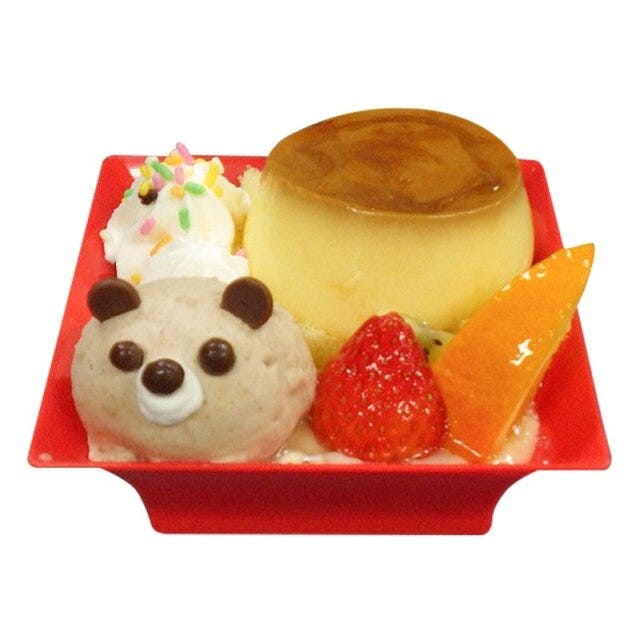 シャトレーゼ かわいいくまちゃんのプリンアラモード シャトレーゼ かわいいくまちゃんのプリンアラモード
